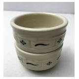 USA Green set of two ramekins