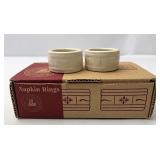 USA Ivory napkin rings