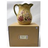 Majolica Garden Pitcher