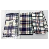 Plaid napkins