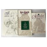 Angel and Santa cookie molds