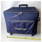 Blue cube travel tote