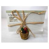 Recipe card holder and recipe cards