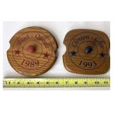 2 non-Longaberger inaugural lids