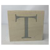 T woodblock
