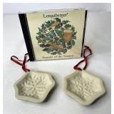 CD and snowflake ornaments