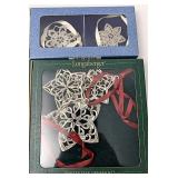 Star and snowflake ornaments