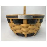 Signed National sales ware with black leather