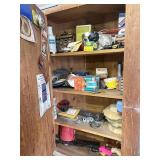 Contents of cabinet
