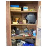 Contents of cabinet