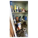 Contents of cabinet