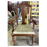 Harp back chair