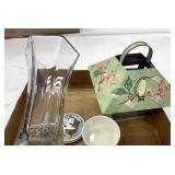 Glass vase and more