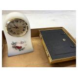 Handpainted Fenton Cardinal Clock and More