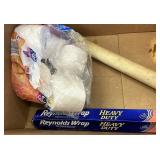 Foil and toilet paper