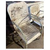 Metal patio chair