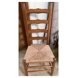 Woven bottom chair