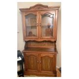 Hutch with glass doors