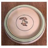 Roseville bunny bowl