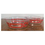 Glasbake 2 qt Retro casserole