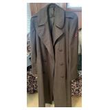 Army wool  trenchcoat