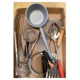 Assorted kitchen utensils