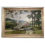 gene Pelham Barn painting
