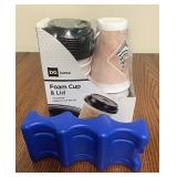 Coffee cups and ice pack