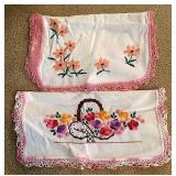 Hand stitched table runners