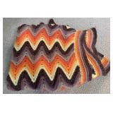 Crocheted throw