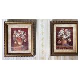 Pair of floral prints