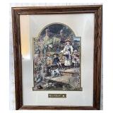 Gloria Vanderbilt framed print of children with