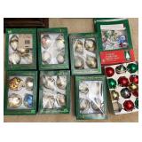 Christmas ornaments and tree topper