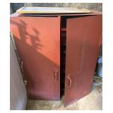 Metal cabinet and contents