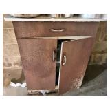 Metal cabinet and inside contents