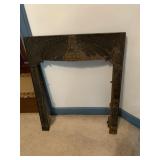 Antique fireplace cover
