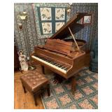 Baby grand Chickering and sons piano Manufactured