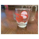 Mississippi Pacific lines shot glass