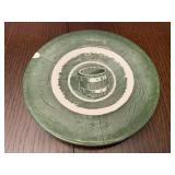 Colonial Homestead by Royal painted plate has