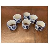 Six decorative glass wear lot