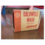Caldwell maid Cherry ice cream box