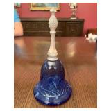 Blue glass bell
