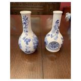 Spode glass vases