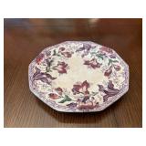 Painted glass plate