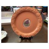 Plate with grapes