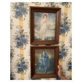 Boy and girl picture and frames