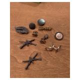 Vintage cufflinks pins and more