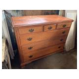 Cherry six drawer chest of drawers