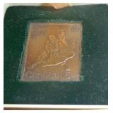 1976 bronze Judo stamp