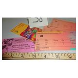 Olympic unused baseball 1964 tickets